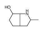 2-甲基-八氢环戊并[b]吡咯-6-醇结构式