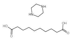 Sebacic acid, compound with piperazine (1:1) structure