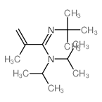 2-methyl-N,N-dipropan-2-yl-N-tert-butyl-prop-2-enimidamide structure