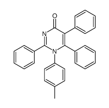 1-(4-methylphenyl)-2,5,6-triphenylpyrimidin-4-one结构式