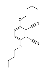 3,6-二丁氧基-1,2-苯二甲腈结构式
