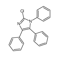 2-chloro-1,4,5-triphenylimidazole Structure