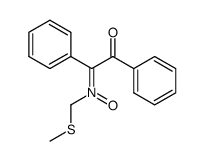 C-benzoyl-C-phenyl-N-methylthiomethyl Z-nitrone结构式