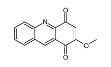 methoxy-2 acridinedione-1,4结构式