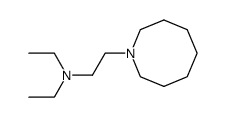 1-(2-diethylamino-ethyl)-octahydro-azocine结构式