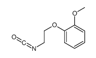 Benzene, 1-(2-isocyanatoethoxy)-2-methoxy- (9CI) Structure