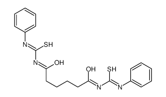 N,N'-bis(phenylcarbamothioyl)hexanediamide Structure