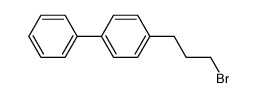 1-(4-biphenylyl)-3-bromopropane Structure