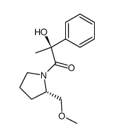 (S)-[N-(S)-2-hydroxy-2-phenylpropionyl]-2-(methoxymethyl)pyrrolidine Structure