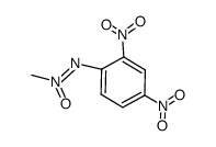 1-Methyl-2-ONN-azoxy-(2,4-dinitro)-benzol Structure