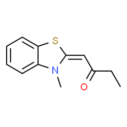 2-Butanone,1-(3-methyl-2(3H)-benzothiazolylidene)-(4CI) picture