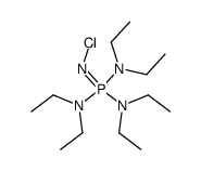 hexaethyl-N'''-chlorophosporimidic triamide结构式