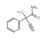 2-cyano-2-phenyl-propanamide结构式