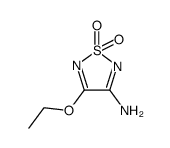 3-amino-4-ethoxy-1,2,5-thiadiazole 1,1-dioxide结构式