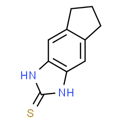 Indeno[5,6-d]imidazole-2(1H)-thione, 3,5,6,7-tetrahydro- (9CI) structure