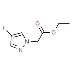 (4-碘-1H-吡唑-1-基)乙酸乙酯结构式