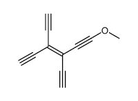 3,4-diethynyl-1-methoxyhex-3-en-1,5-diyne Structure