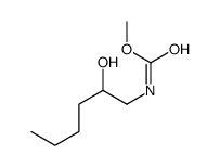 methyl N-(2-hydroxyhexyl)carbamate Structure