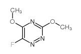 1,2,4-Triazine,6-fluoro-3,5-dimethoxy-(9CI) Structure