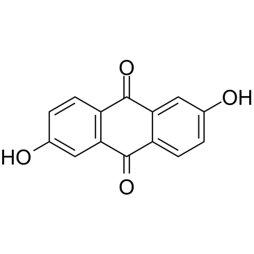 2,6-DIHYDROXY-ANTHRAQUINONE Structure