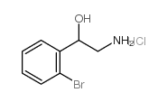 2-amino-1-(2-bromo-phenyl)-ethanol hydrochloride structure