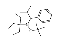 O-tert-butyl-N-(1,1-diethyl-propyl)-N-(2-methyl-1-phenyl-propyl)-hydroxylamine Structure