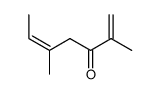 2,5-dimethyl-1,5-heptadien-3-one结构式