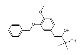 1-(3-benzyloxy-4-methoxy-phenyl)-3-methyl-butane-2,3-diol Structure