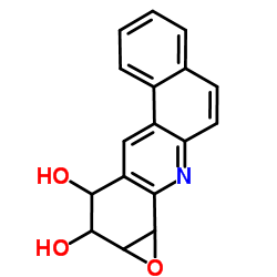 1a,2,3,11b-Tetrahydrobenzo[a]oxireno[h]acridine-2,3-diol Structure