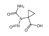 1-(N-nitroso-ureido)-cyclopropanecarboxylic acid结构式