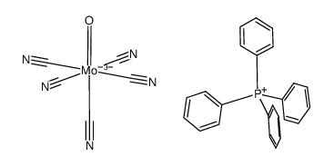 tetraphenylphosphonium oxopentacyanomolybdate(IV) Structure