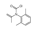 N-(2,6-dimethylphenyl)-N-prop-1-en-2-ylcarbamoyl chloride结构式