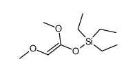 1,2-dimethoxy-1-triethylsiloxyethylene结构式