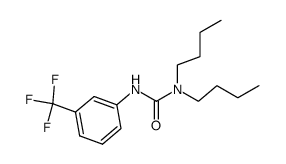 1,1-di-(n-butyl)-3-(3-trifluoromethylphenyl)urea Structure