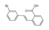 2-[2-(3-bromo-phenyl)-vinyl]-benzoic acid结构式
