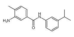 N-(3-isopropylphenyl)-4-methyl-3-aminobenzamide结构式