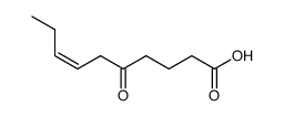 5-oxo-(Z)-7-decenoic acid结构式