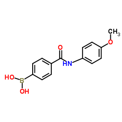 (4-((4-Methoxyphenyl)carbamoyl)phenyl)boronic acid picture