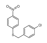 1-chloro-4-[(4-nitrophenyl)sulfanylmethyl]benzene Structure