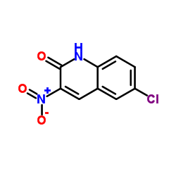 6-Chloro-3-nitro-2(1H)-quinolinone Structure