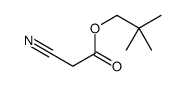 2,2-dimethylpropyl 2-cyanoacetate Structure