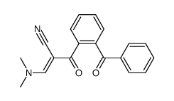 3-(2-benzoylphenyl)-2-[(dimethylamino)methylene]-3-oxopropanenitrile Structure