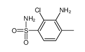 3-amino-2-chloro-4-methylbenzenesulfonamide Structure
