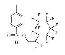 2,2,3,3,4,4,5,5,6,6,7,7,7-Tridecafluoroheptyl 4-methylbenzenesulf onate Structure