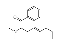 2-(dimethylamino)-1-phenylocta-4,7-dien-1-one Structure