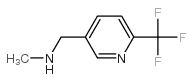 N-甲基-1-(6-(三氟甲基)吡啶-3-基)甲胺结构式