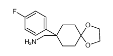 1-[8-(4-Fluorophenyl)-1,4-dioxaspiro[4.5]dec-8-yl]Methanamine Structure