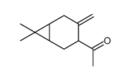 1-(7,7-dimethyl-4-methylidene-3-bicyclo[4.1.0]heptanyl)ethanone结构式