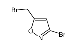 3-BROMO-5-BROMOMETHYL-ISOXAZOLE structure