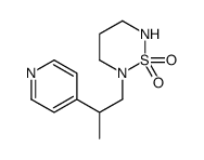 2-(2-pyridin-4-ylpropyl)-1,2,6-thiadiazinane 1,1-dioxide Structure